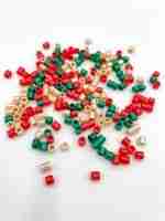 Shimmery Christmas Pasta Sensory Filler