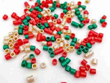 Shimmery Christmas Pasta Sensory Filler