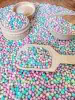 Pastel Pearl Sensory bin Filler