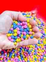 Easter Chickpea sensory filler