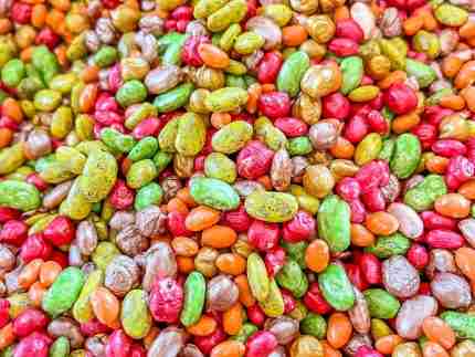 Fall bean mix sensory filler 4