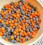 Halloween Chickpea Sensory Bin Filler