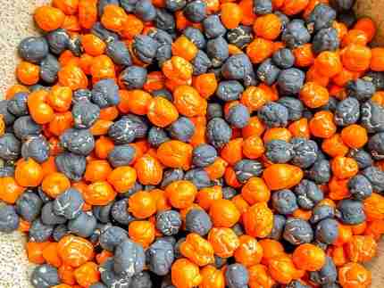 Halloween Chickpea Sensory Bin Filler