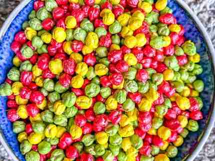 Apple Chickpea Sensory Filler