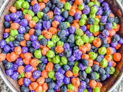 Halloween Chickpea Sensory Filler