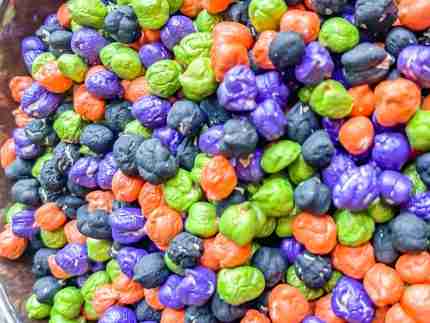 Halloween Chickpea Sensory Filler