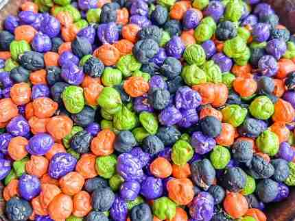 Halloween Chickpea Sensory Filler