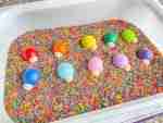 Rainbow wooden ladybugs sensory bin accessories