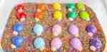Rainbow wooden ladybugs sensory bin accessories