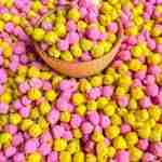 Lemonade Chickpea Sensory Bin Filler