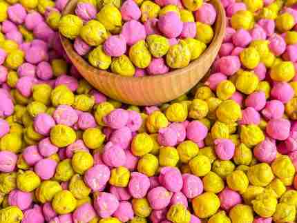 Lemonade Chickpea Sensory Bin Filler