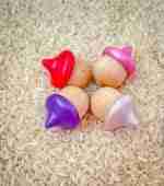 Valentines day wooden sensory bin accessories