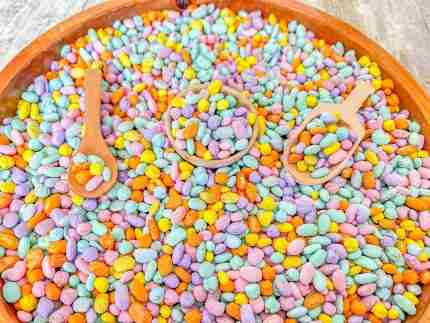 Pastel Bean Mix Sensory Filler