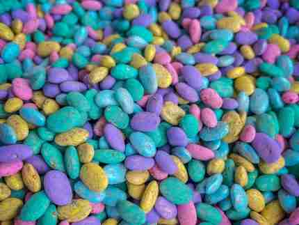 Pastel beans Sensory bin filler