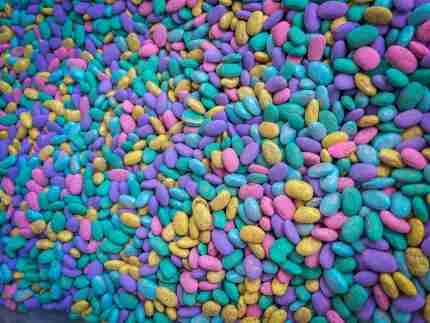 Pastel beans Sensory bin filler