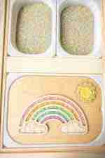 Pastel Rainbow Sensory Rice - Image 7