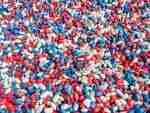 Patriotic Beans Sensory Filler
