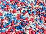 Patriotic Beans Sensory Filler