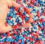 Patriotic Beans Sensory Filler