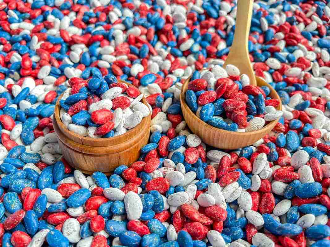 Patriotic Beans Sensory Filler