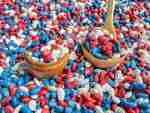Patriotic Beans Sensory Filler