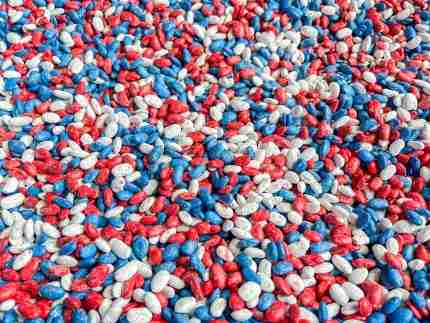 Patriotic Beans Sensory Filler