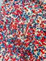 Patriotic Sensory Rice With Stars
