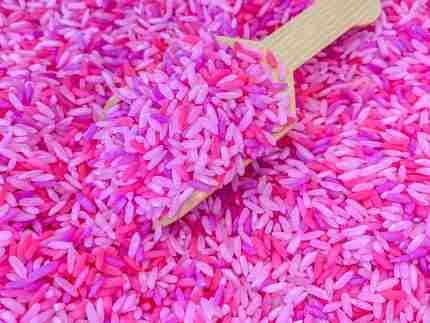 Pink Sensory Rice