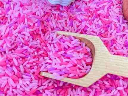 Pink Sensory Rice