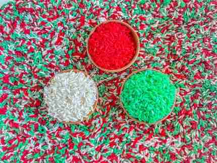 RGS Christmas Sensory RIce