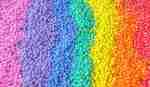Rainbow chickpea sensory filler