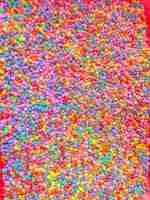 Rainbow chickpea sensory filler