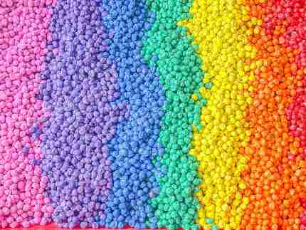 Rainbow chickpea sensory filler