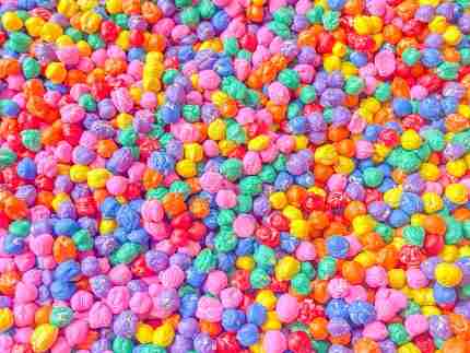 Rainbow chickpea sensory filler