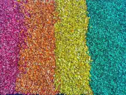 Rainbow Oats Sensory Bin Filler