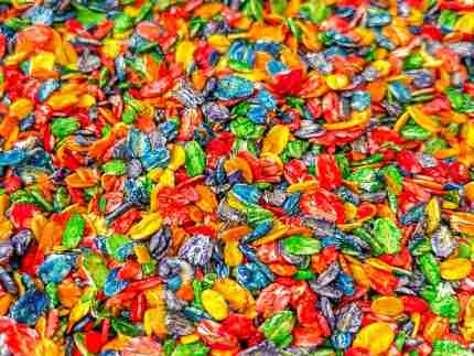 Rainbow Oats Sensory Bin Filler