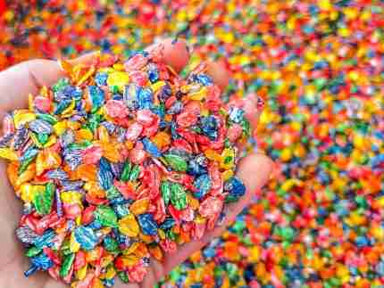 Rainbow Oats Sensory Bin Filler