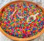 Rainbow Ditalini Pasta Sensory Filler