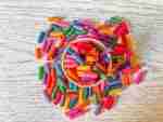 Rainbow Ziti Pasta Sensor Bin Filler