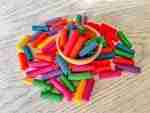 Rainbow Rigatoni Pasta Sensor Bin Filler