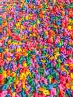Rainbow Alphabet Pasta sensory filler