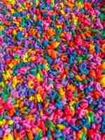 Rainbow Alphabet Pasta sensory filler