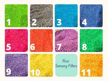 Sensory Rice Colors 1