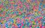 Spring Colored Sensory Rice