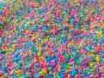 Spring Colored Sensory Rice