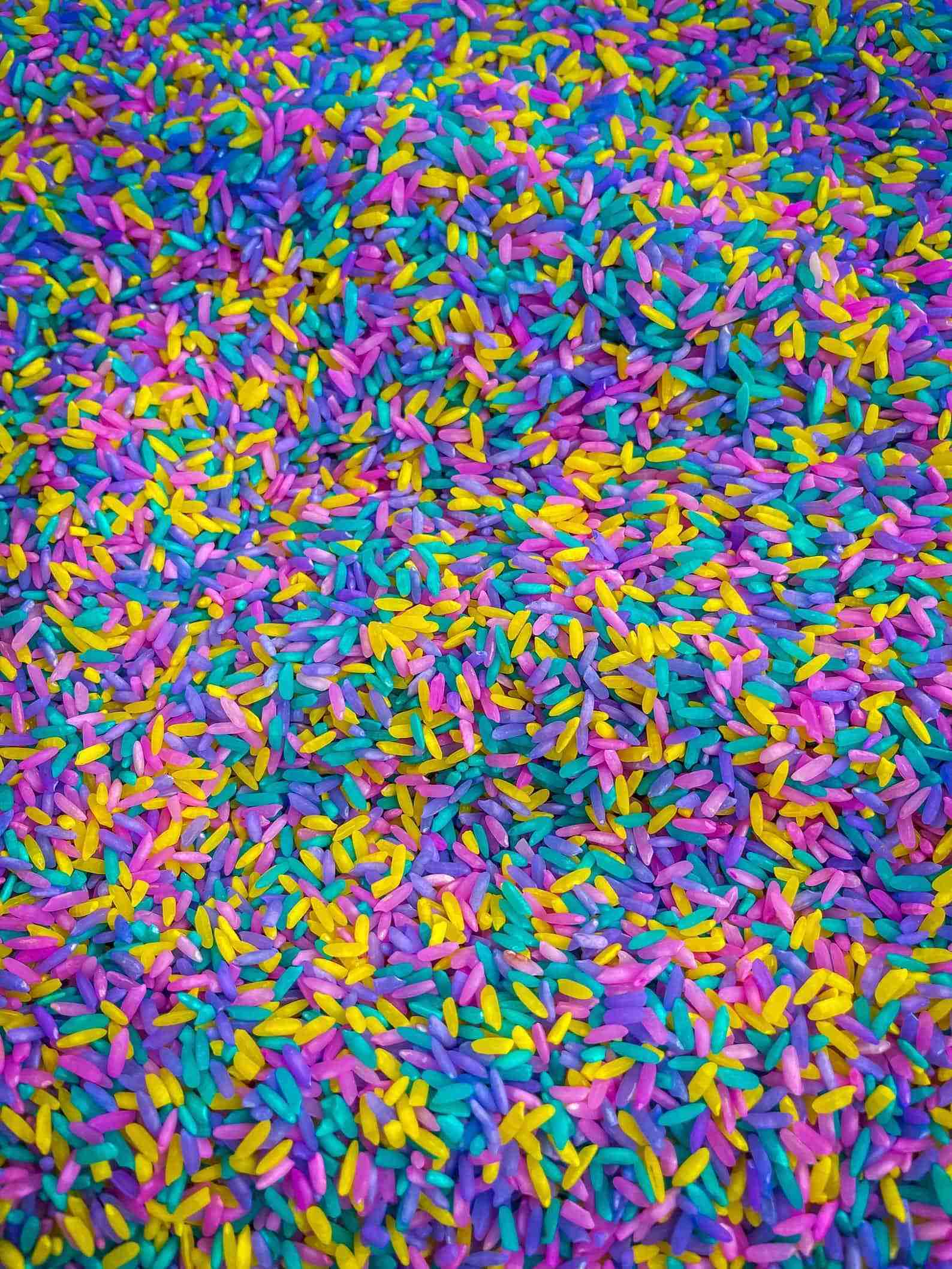 Spring Sensory Rice #2 | Sensory-N-Stuff