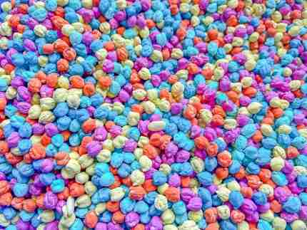 Summer Chickpea sensory filler