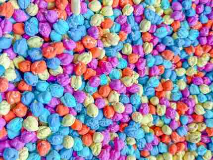 Summer Chickpea sensory filler