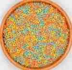 Summer O-Shaped Pasta Sensory bin Filler