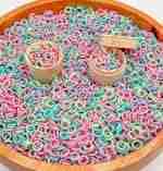 Summer O-Shaped Pasta Sensory bin Filler